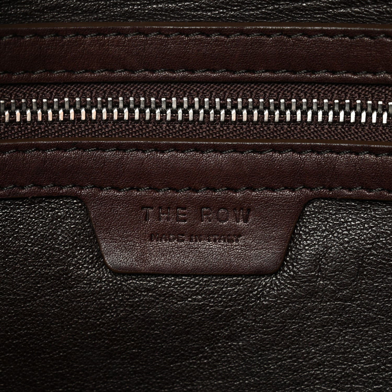 The Row Calfskin Allie Bag Burgundy 6 of 9