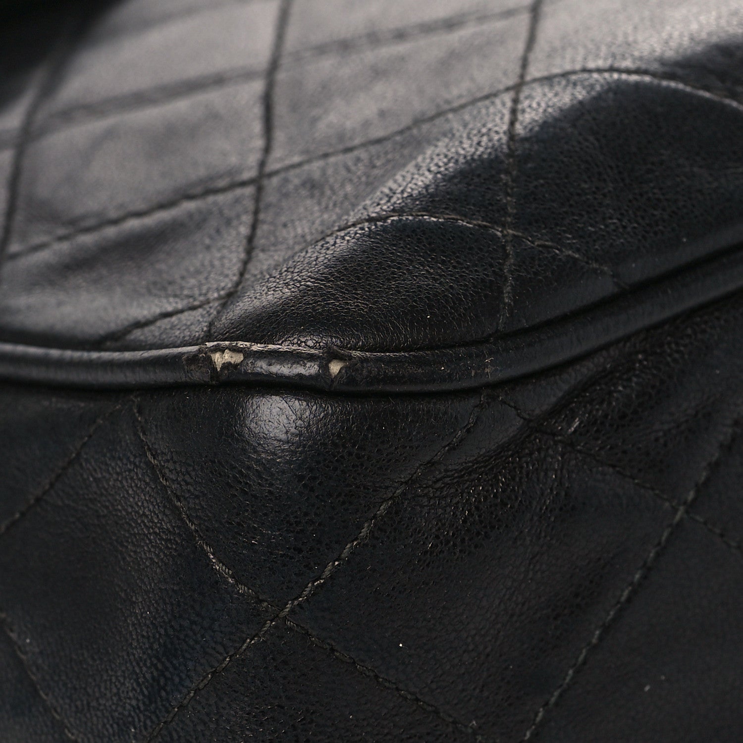 Chanel Lambskin Quilted CC Tassel Camera Case Black 6 of 13