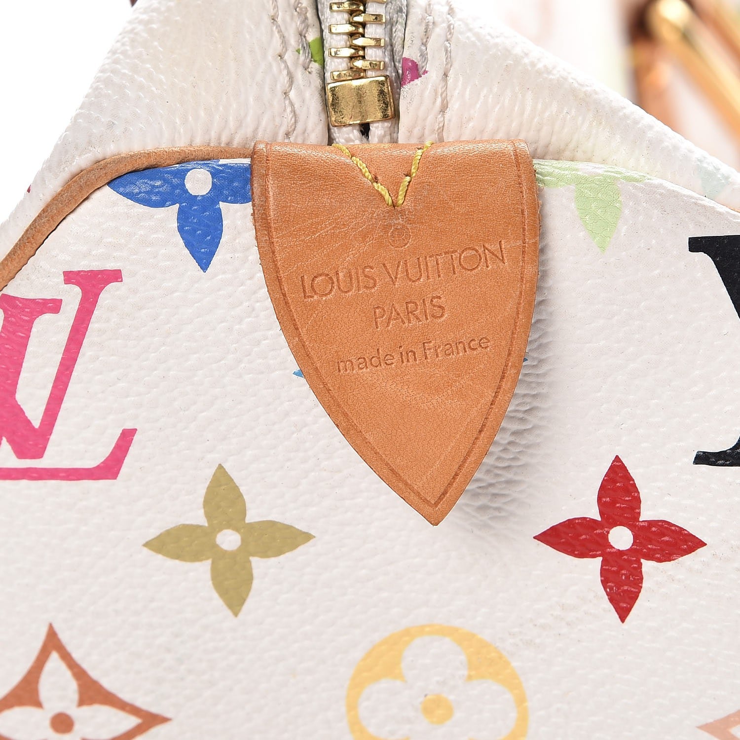Louis Vuitton Monogram Multicolor Speedy 30 White 9 of 16