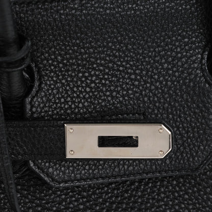 Hermes Taurillon Clemence Birkin 30 Black 25 of 31