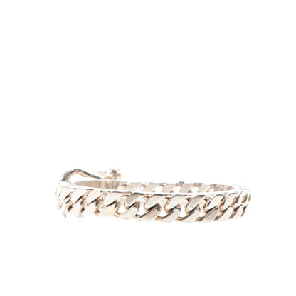 Hermes Sterling Silver Cuban Buckle Bracelet 3 of 5
