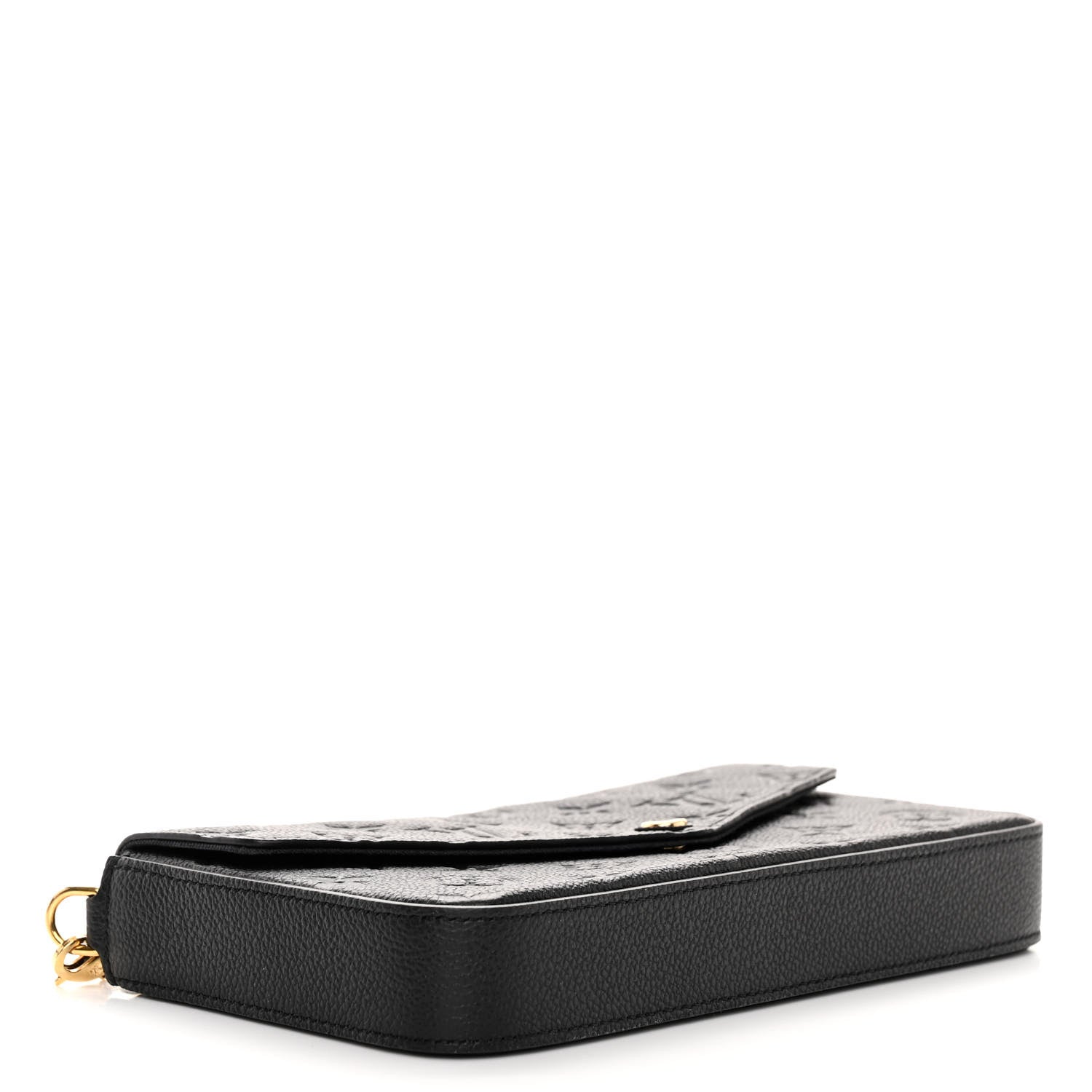 Louis Vuitton LOUIS VUITTON Empreinte Pochette Felicie Chain Wallet Black 5 of 10