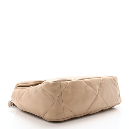 Chanel Lambskin Quilted Medium Chanel 19 Flap Dark Beige 4 of 10