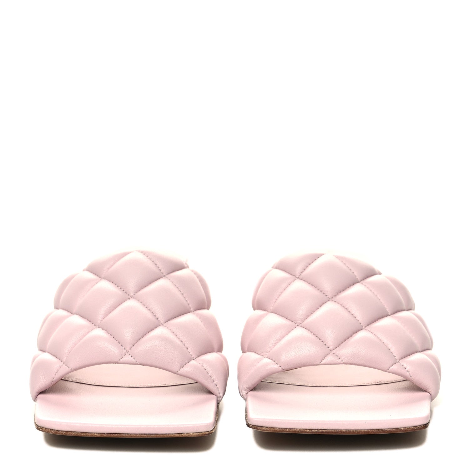 Bottega Veneta Nappa Padded Lido Mule Sandals 39 Magnolia 2 of 8