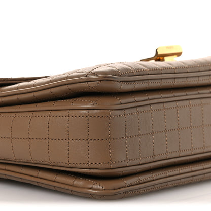 Celine Calfskin Quilted Medium C Bag Beige 10 of 13