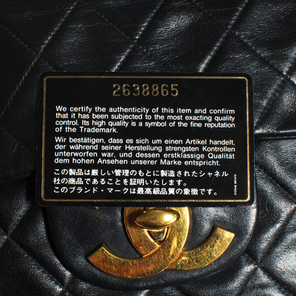 Chanel Lambskin XL Jumbo Flap Black 9 of 10