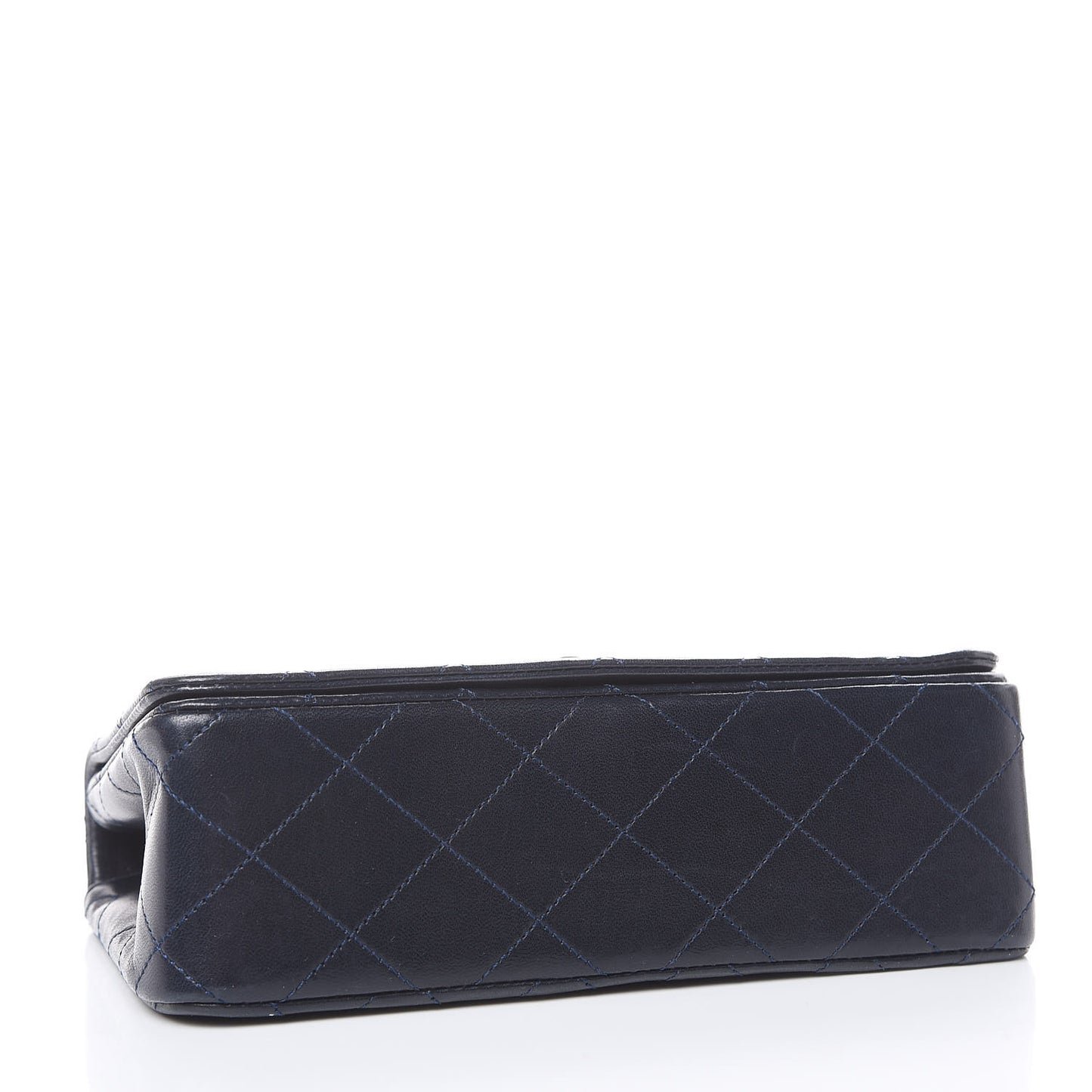 Lambskin Quilted Mini Flap Navy