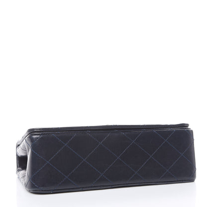 Chanel Lambskin Quilted Mini Flap Navy 4 of 10