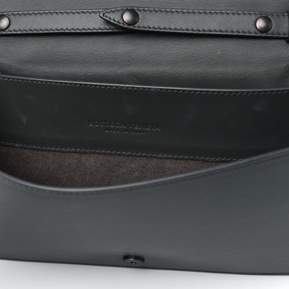 Bottega Veneta Nappa Intrecciato Flap Crossbody Grey 6 of 8