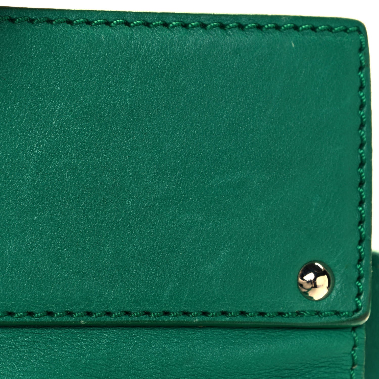 Jimmy Choo Grainy Calfskin Small Ramona Satchel Green 13 of 25