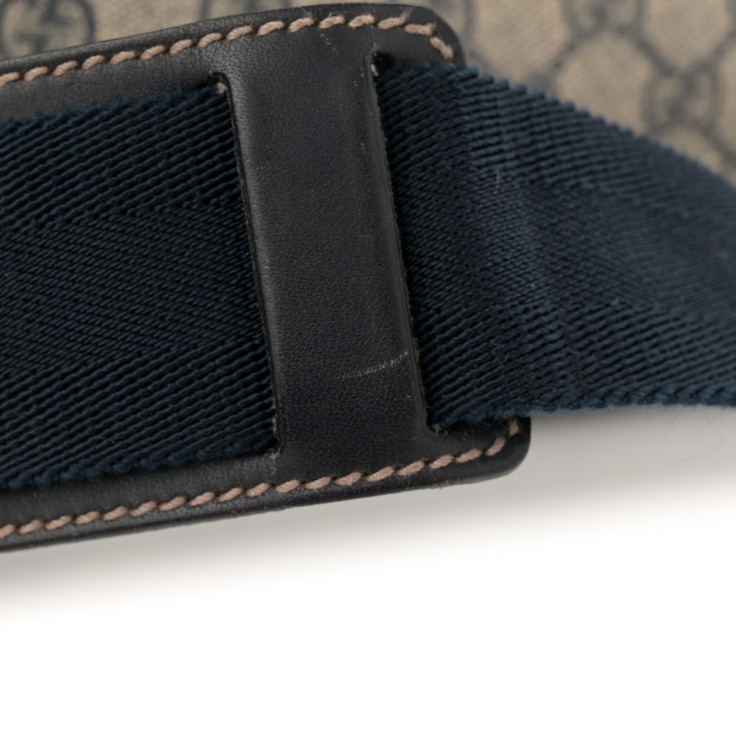 GG Plus Monogram Messenger Diaper Bag Navy