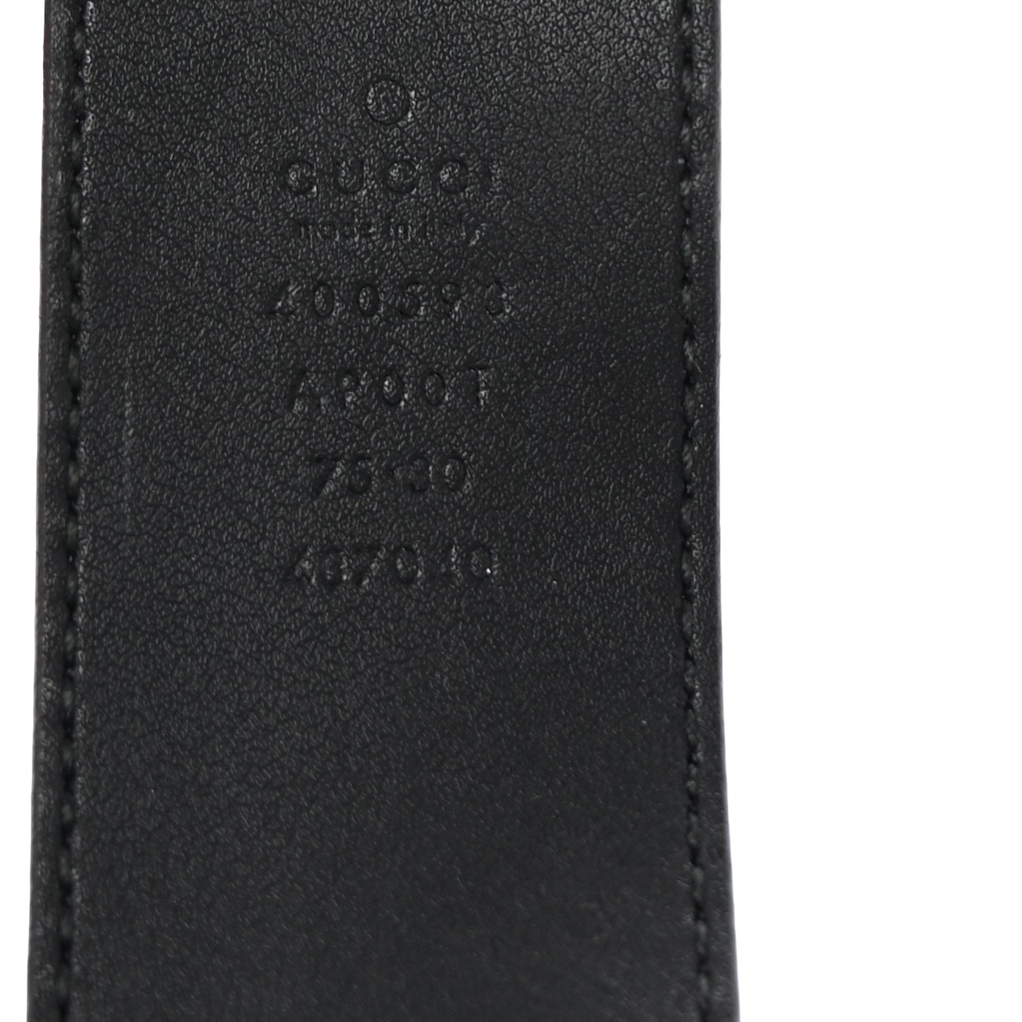 Calfskin Double G 40mm Belt 75 30 Black