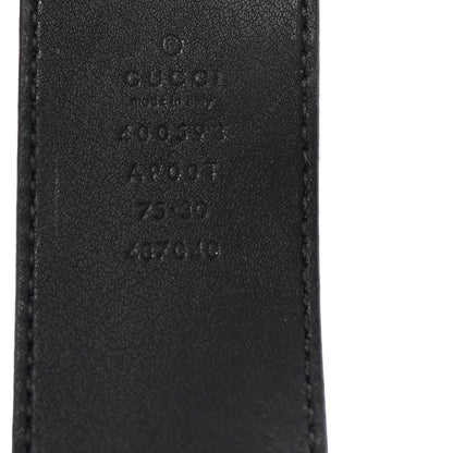 Gucci Calfskin Double G 40mm Belt 75 30 Black 5 of 5