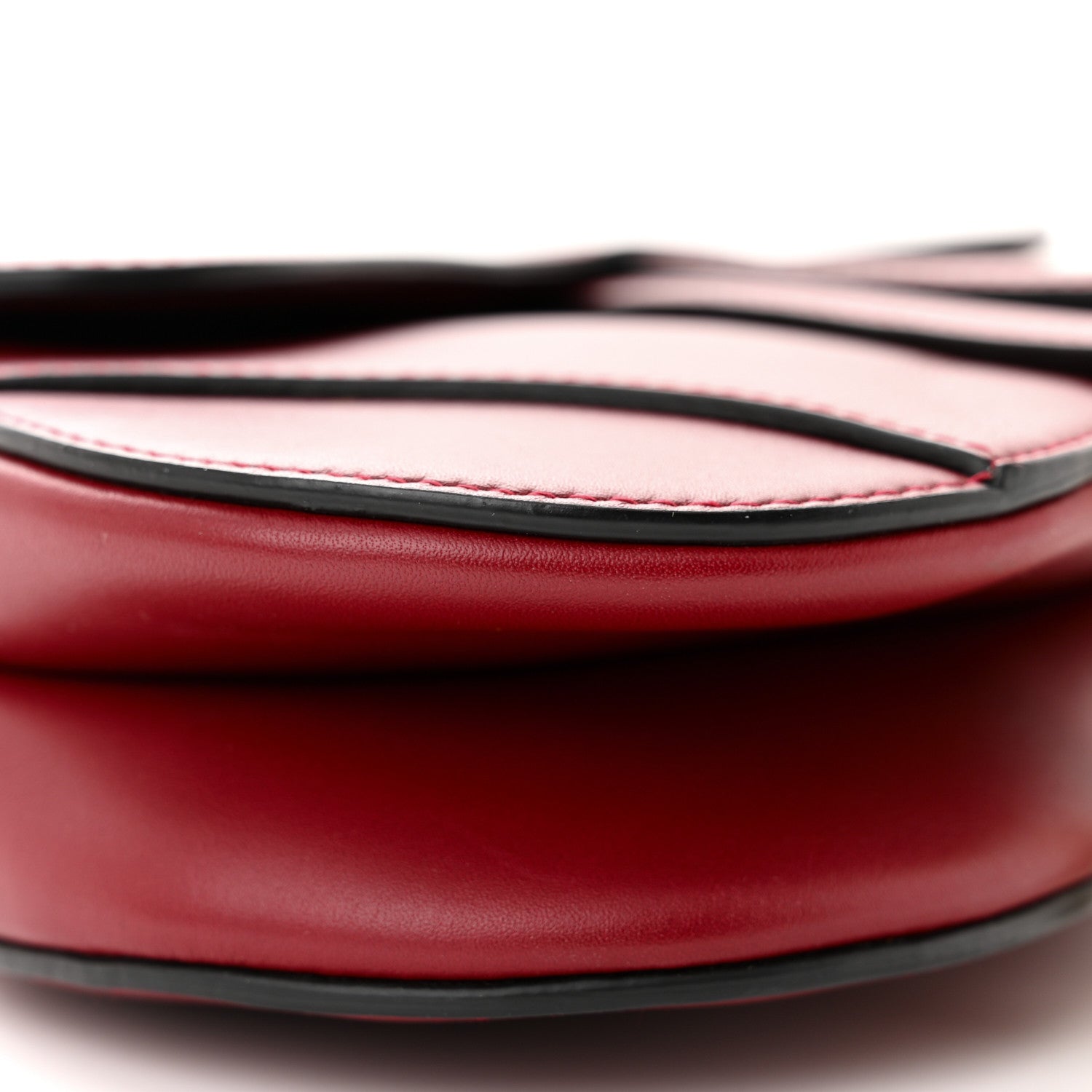 Christian Dior Calfskin Mini Saddle Bag Scarlet 9 of 12