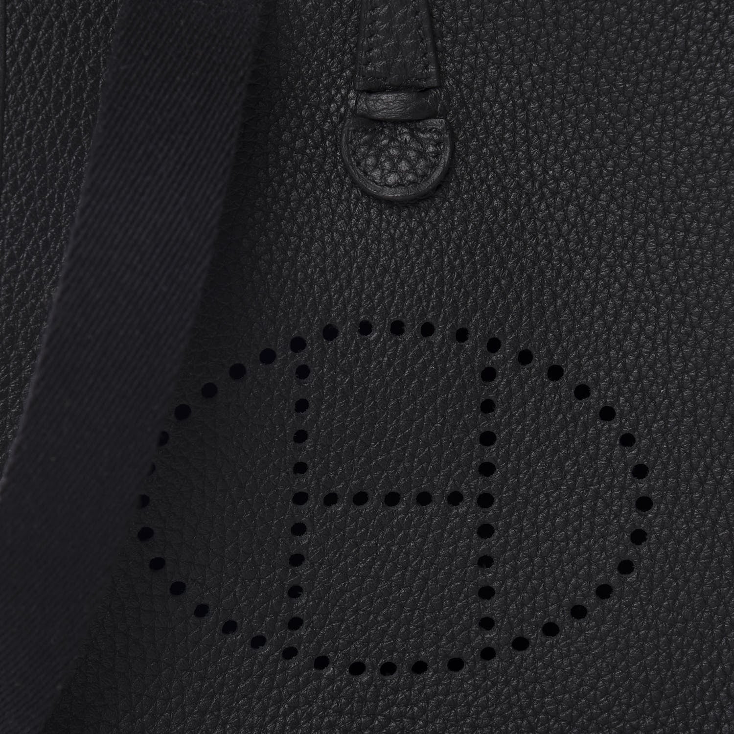 Hermes Taurillon Clemence Evelyne TPM Black 9 of 10