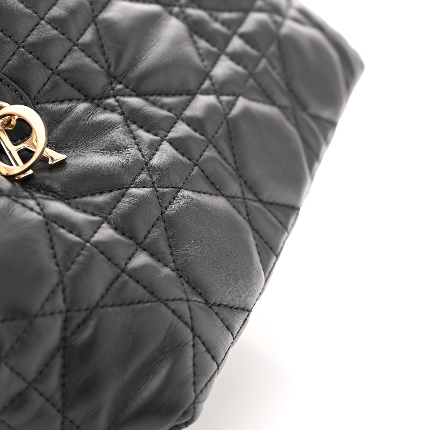 Calfskin Macrocannage Small Toujours Black