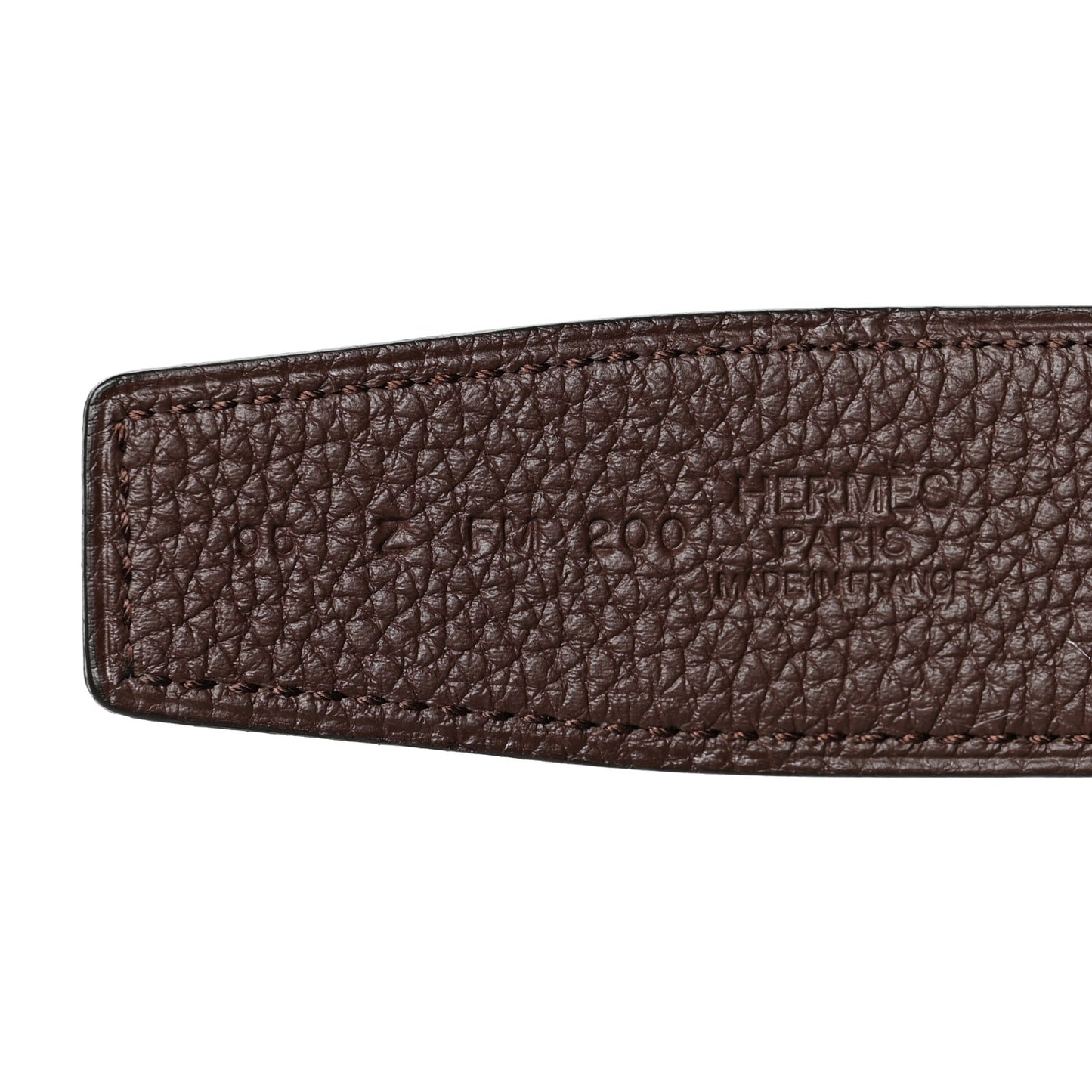 Togo Swift 32mm H d'Ancre Belt 95 38 Chocolate Black