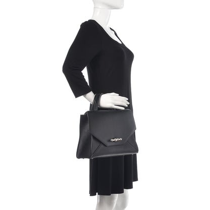 Givenchy Calfskin Small Obsedia Satchel Black 2 of 19