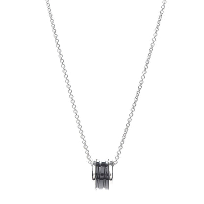 Bulgari Sterling Silver Ceramic Save The Children Pendant Necklace 1 of 7
