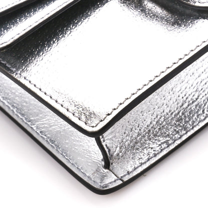 Gucci Metallic Calfskin Super Mini Dionysus Shoulder Bag Silver 9 of 13