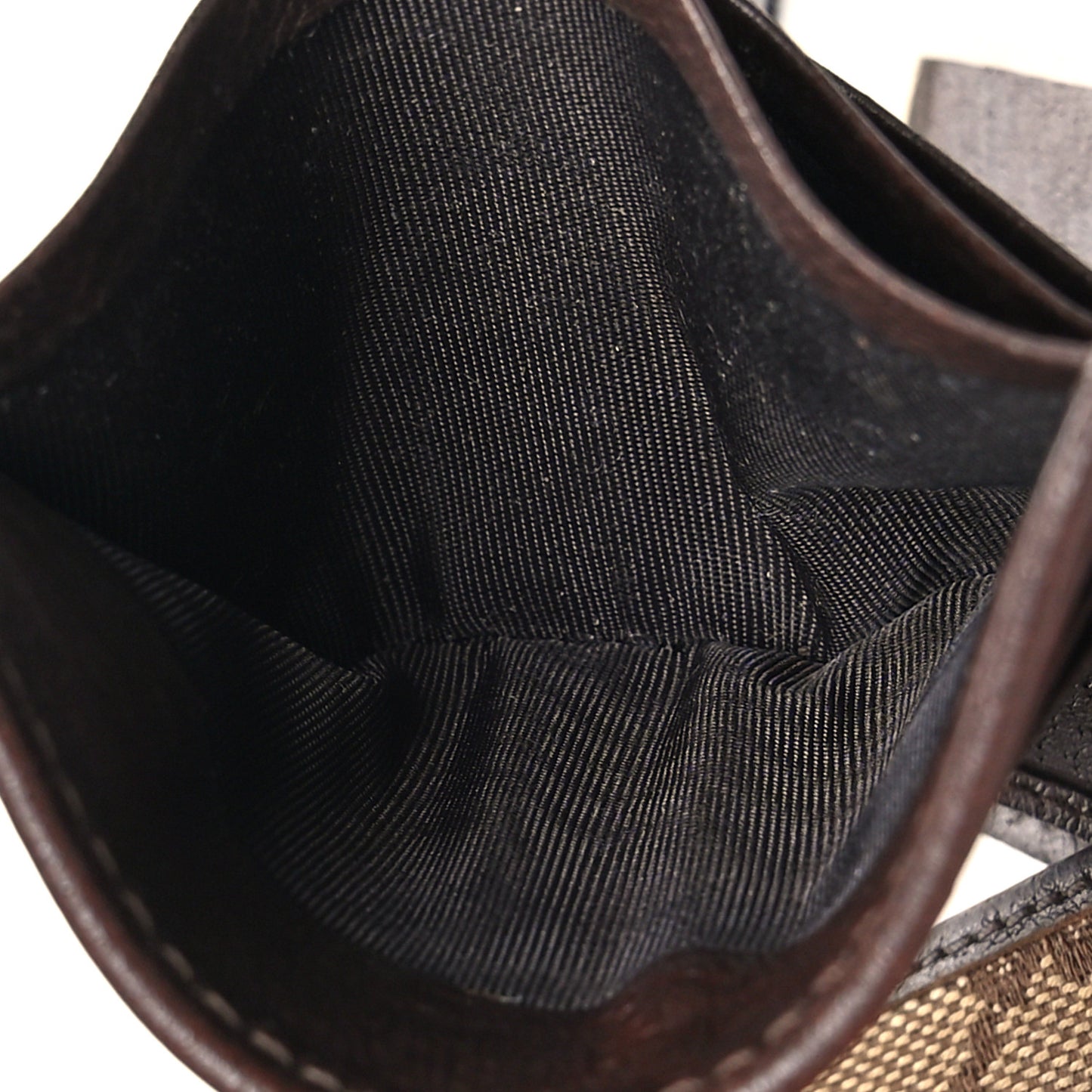 Monogram Bi-Fold Wallet Dark Brown