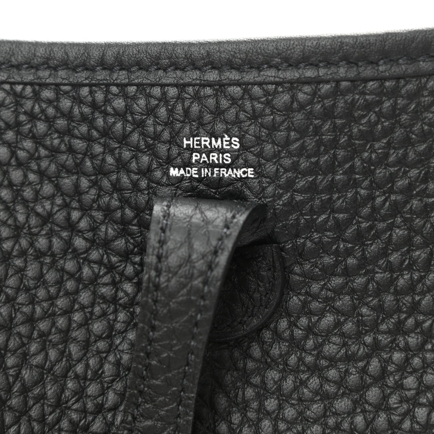 Hermes Taurillon Clemence Evelyne TPM Black 6 of 10