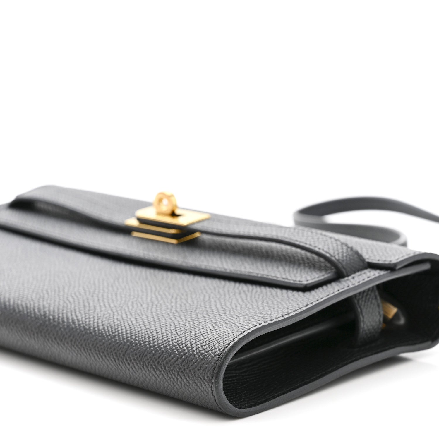 Hermes Epsom Kelly Wallet To Go Black 10 of 11