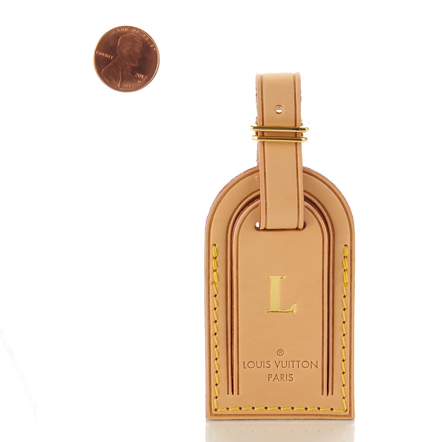 Louis Vuitton Vachetta Luggage Tag 2 of 4