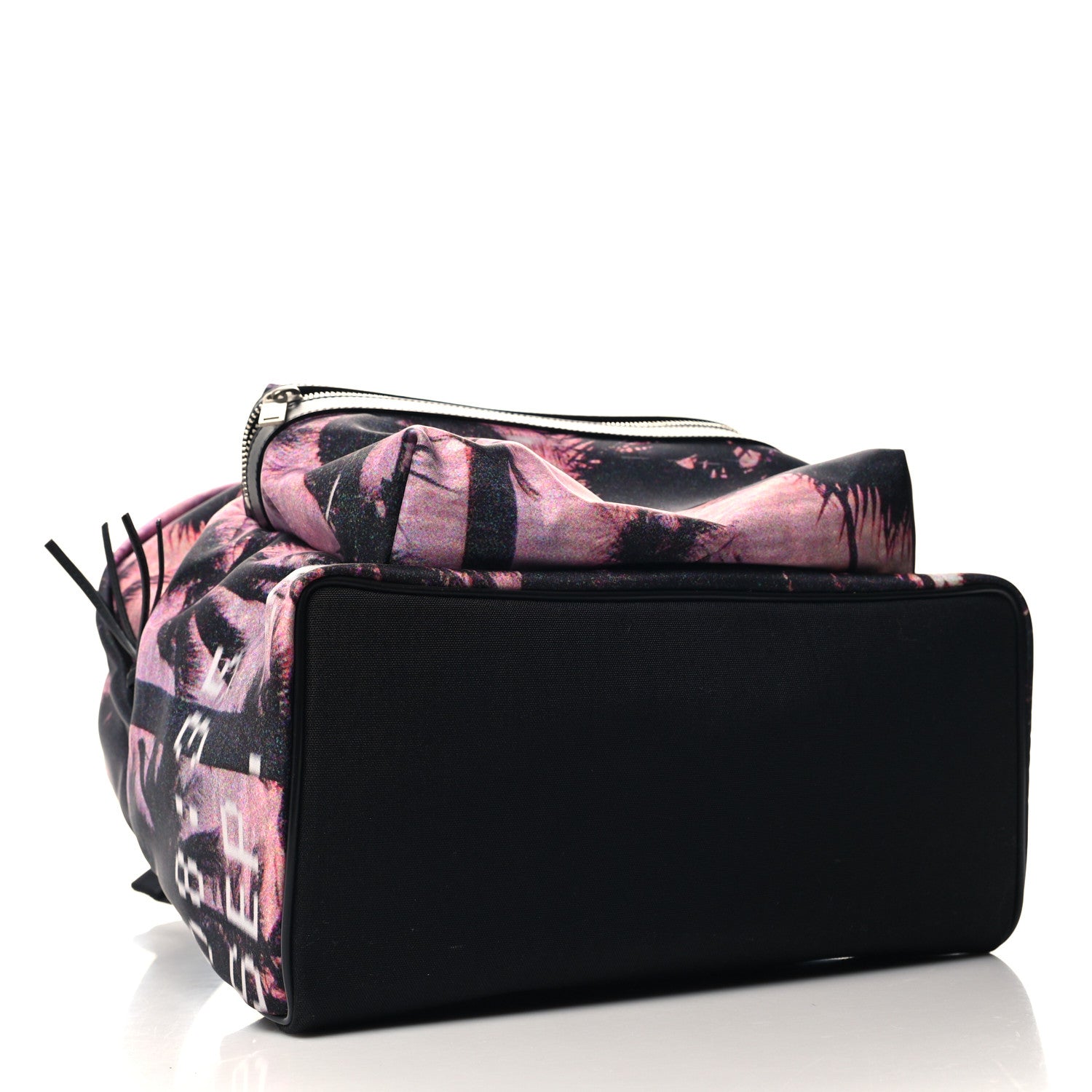 Saint Laurent Canvas Palm Tree Sunset City Backpack Violet Black 4 of 10