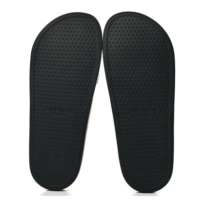 Givenchy Rubber Logo Pool Slide Sandals 41 White Black 7 of 11