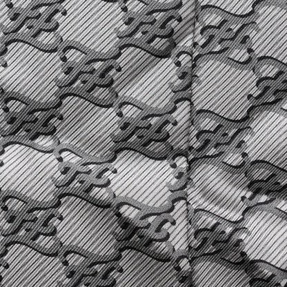 Fendi Silk FF Karligraphy Wrappy Bandeau Grey 3 of 3