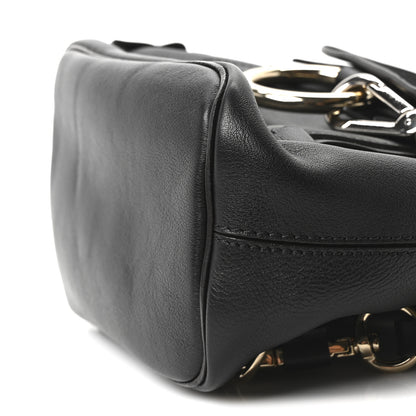 Chloe Suede Calfskin Mini Faye Backpack Black 9 of 9
