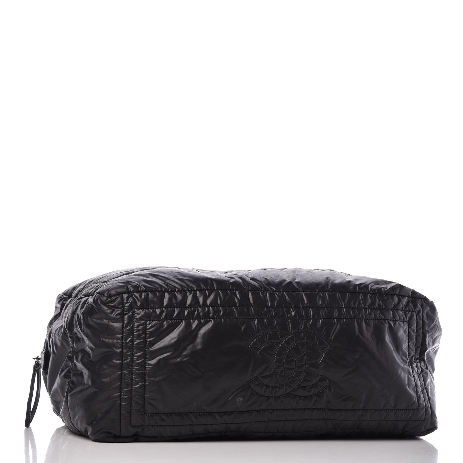 Chanel Nylon Coco Cocoon Bowler Black 4 of 11