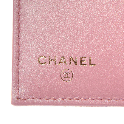 Chanel Iridescent Caviar Quilted Small Flap Wallet Rose Pink 6 of 9