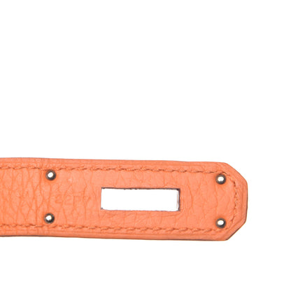 Hermes Taurillon Clemence Jypsiere 28 Orange 7 of 19
