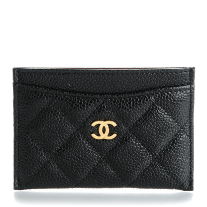 Chanel Caviar Quilted Card Holder Black 1 of 8
