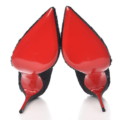 Christian Louboutin Pailletes Pigalle Follies 100 Pumps 40 Charbon 5 of 10