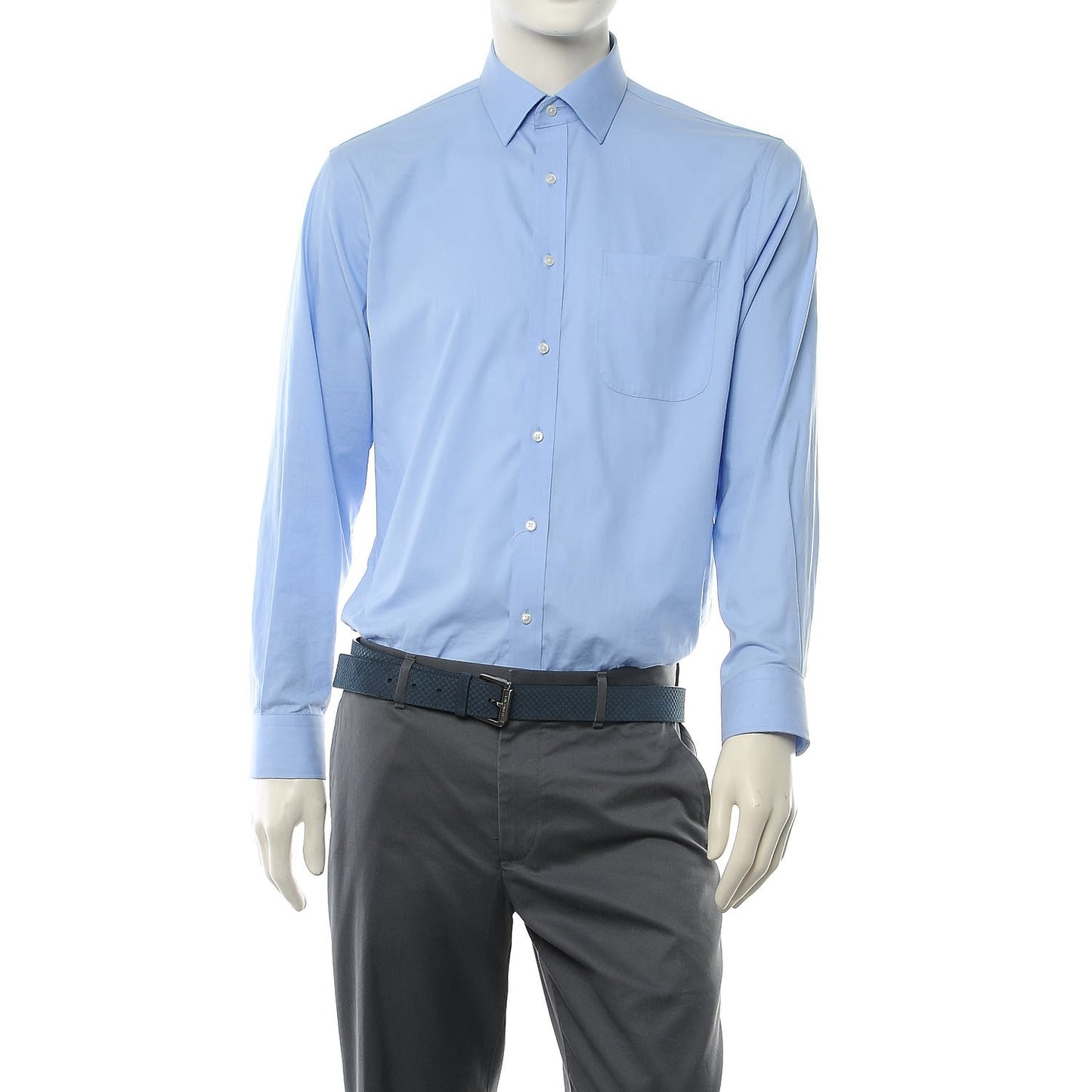 Suede Calfskin Mini Damier 40mm Belt 100 40 Blue
