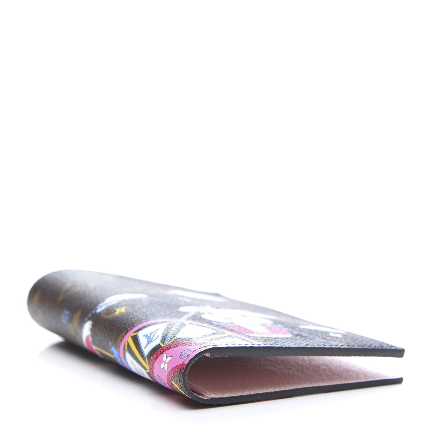 Louis Vuitton Monogram 2020 Christmas Animation Big Wheel Passport Cover Rose Ballerine 4 of 9