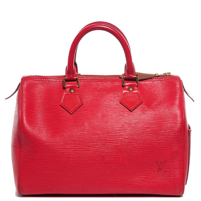 Louis Vuitton Epi Speedy 25 Rouge 1 of 7