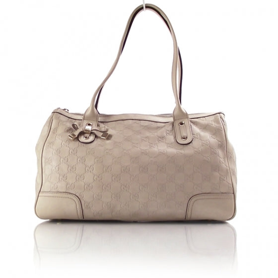 Gucci Guccissima PRINCY Tote Ivory 1 of 12