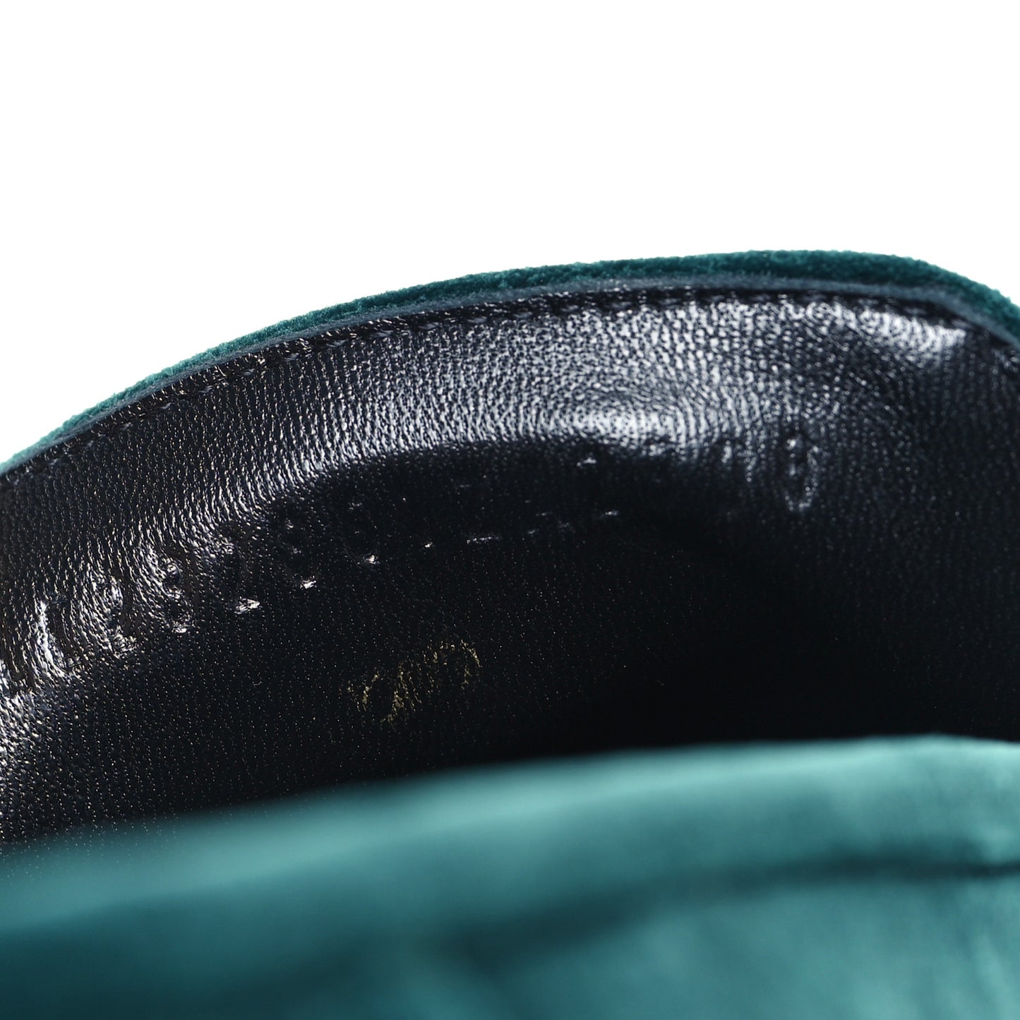 Velvet Mens Paris Loafers 40.5 Vert Fonce