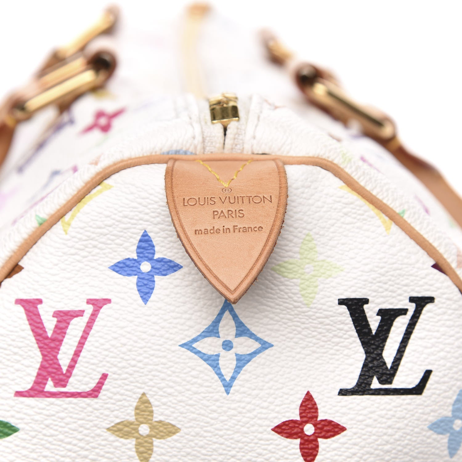 Louis Vuitton Monogram Multicolor Keepall 45 White 8 of 15