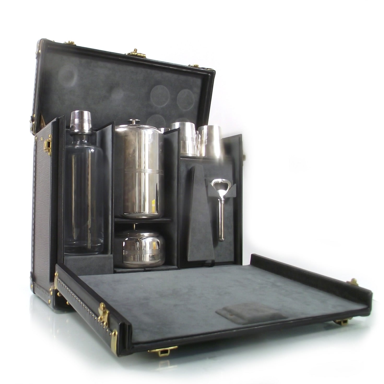 Louis Vuitton Epi Cave a Whiskey Set Case Special Orde Black 3 of 11