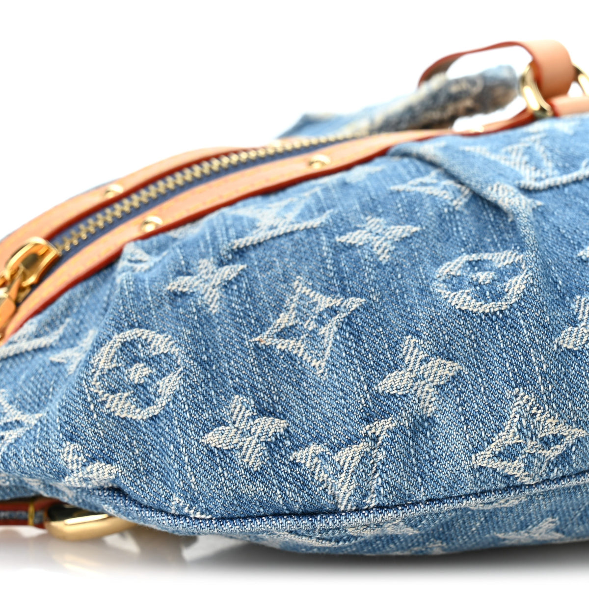 Louis Vuitton Monogram Denim High Rise Bumbag Blue 8 of 9