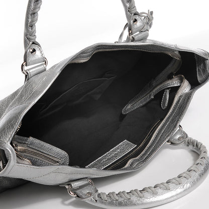 Balenciaga Agneau Giant 12 Silver Hardware City Gris Aluminum 10 of 14