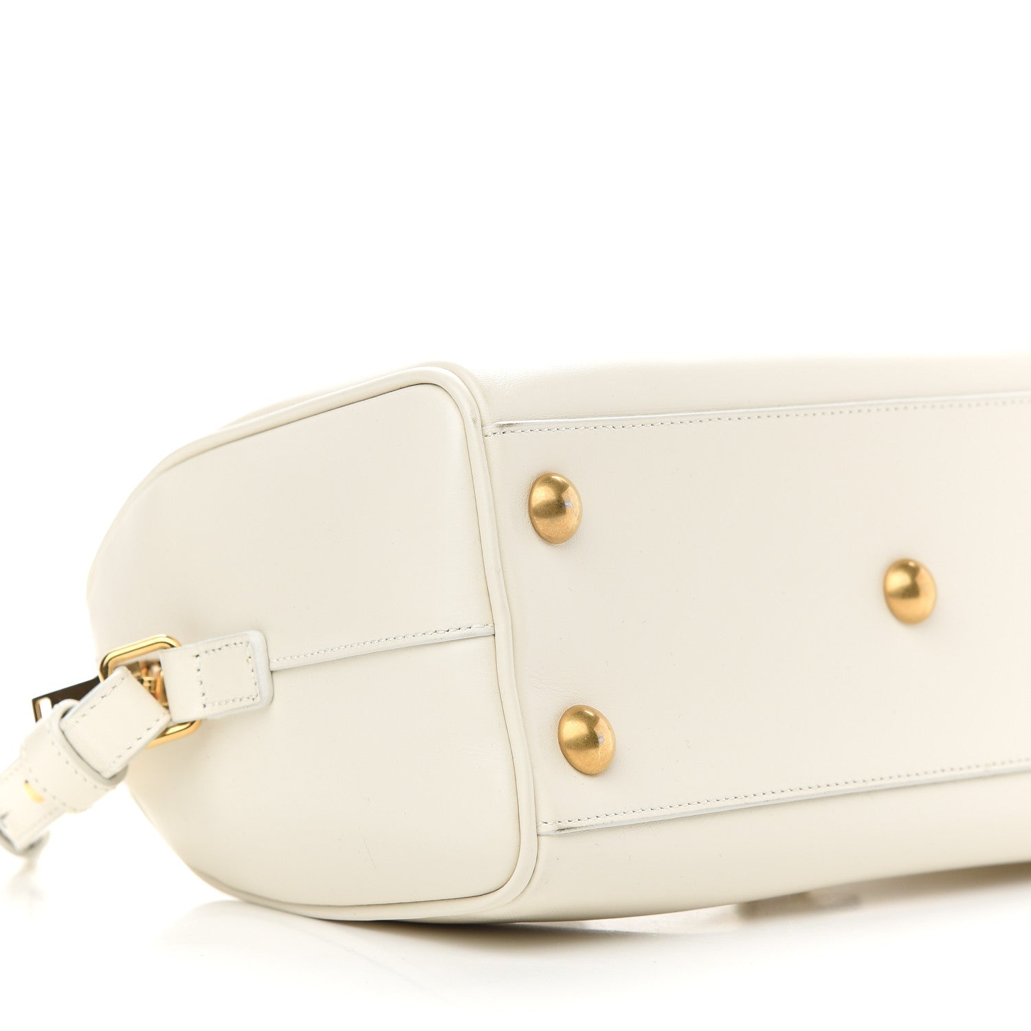 Saint Laurent Calfskin Classic Baby Duffle Dove White 7 of 9