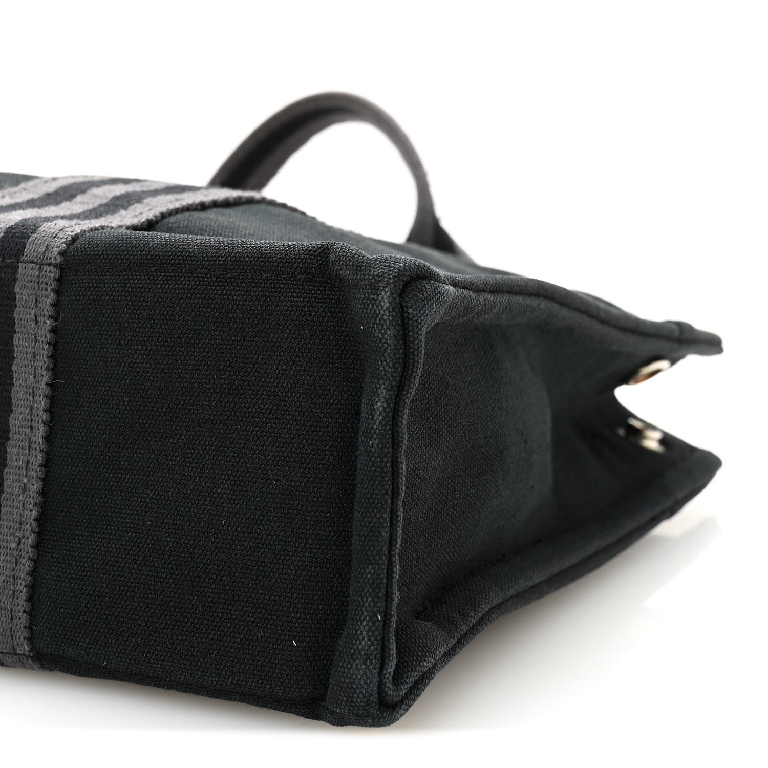 Hermes Canvas Herline PM Tote Black 9 of 9