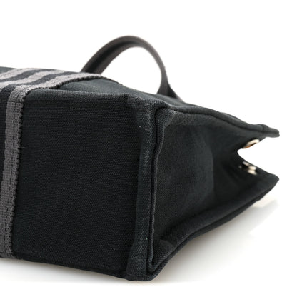 Hermes Canvas Herline PM Tote Black 9 of 9