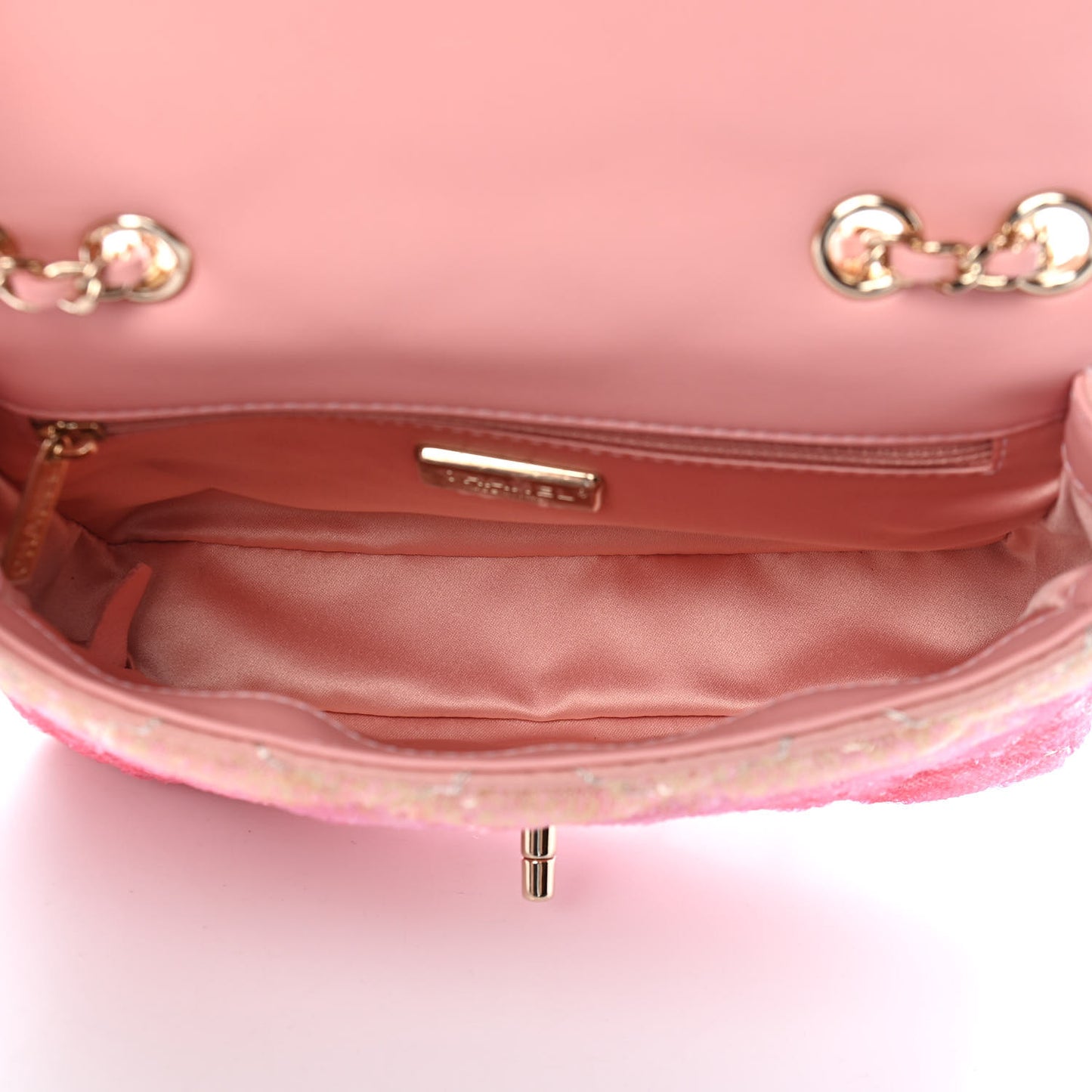 Sequin Quilted Ombre Mini Flap Multicolor